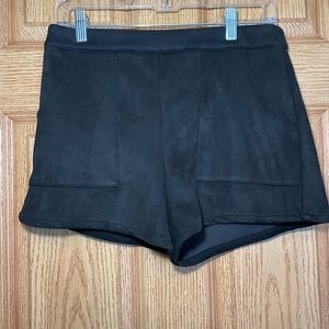 Suede black Dainty Hooligan medium shorts
